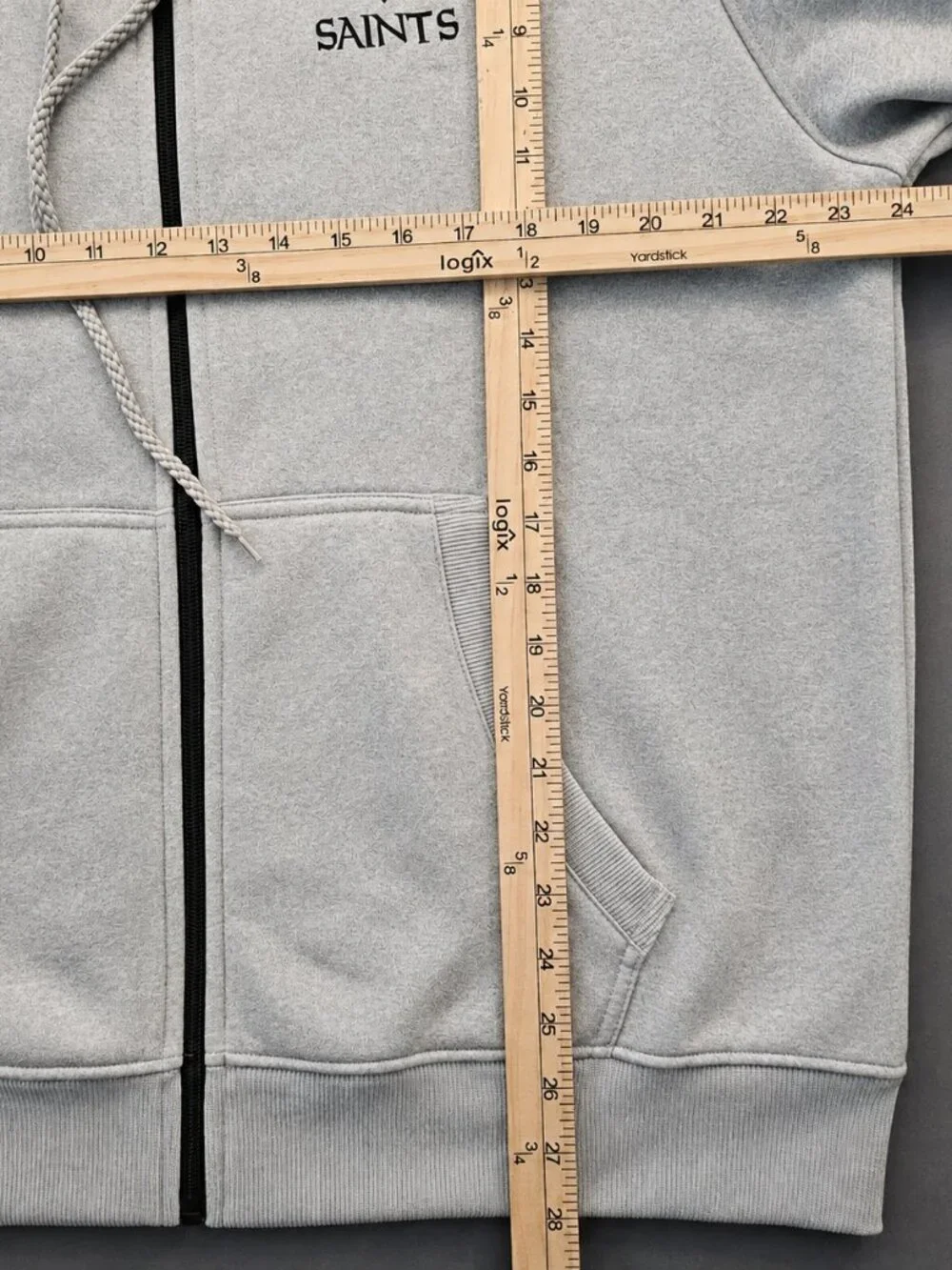 Nike New Orleans Saints Gray Full-Zip Hoodie NWT – Men’s L
